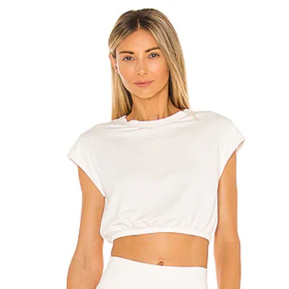 ALO YOGA Dreamy Crop Top Short Sleeve